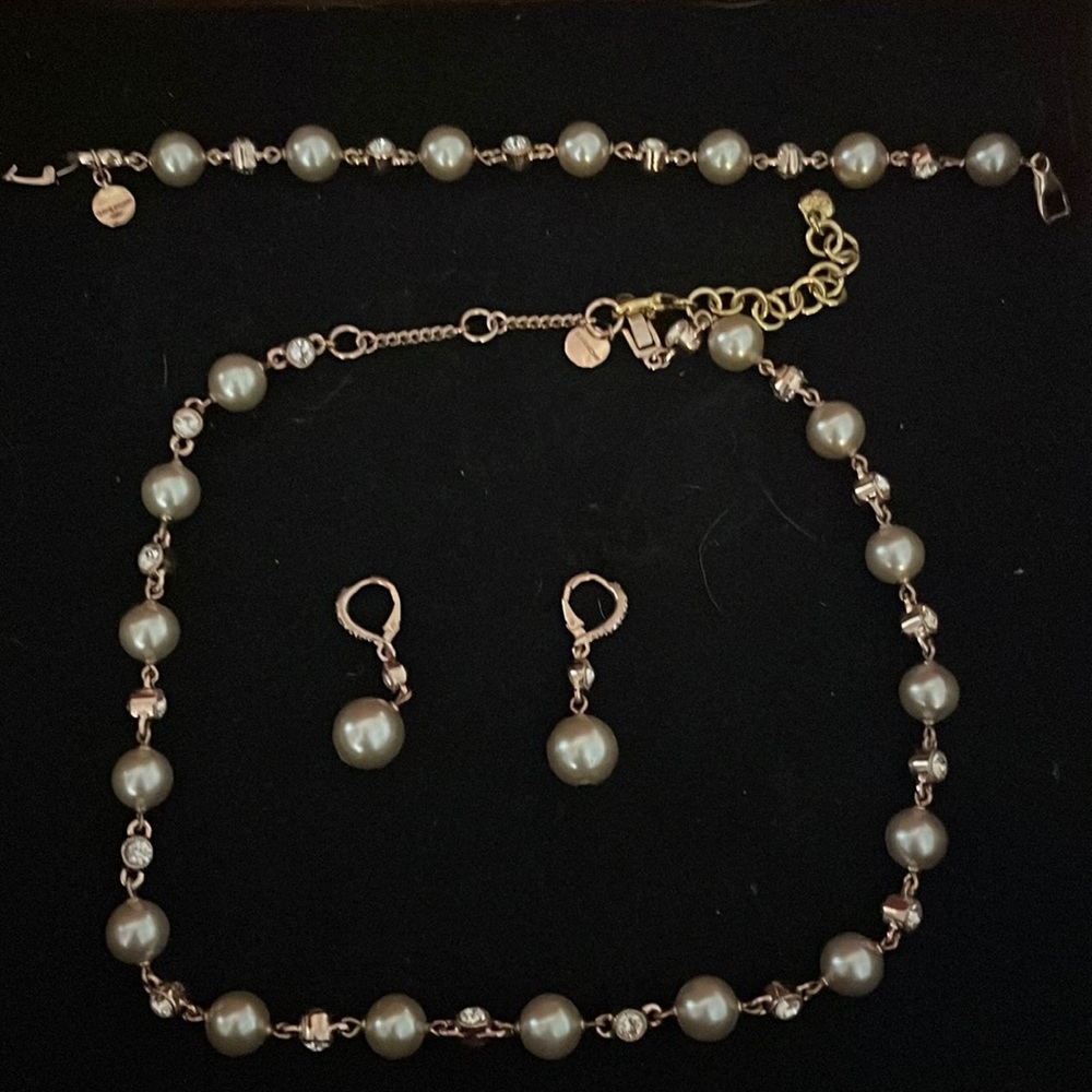 Givenchy Pearl and cubic zirconia accents on rose gold
